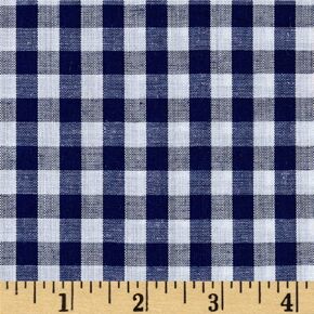 Richcheck 60" Gingham Check 1/4" Pink, Fabric by the Yard