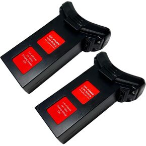 MaximalPower 7.4 V 4100mAh LiPo Battery for Holy Stone HS100 SJR/C S70W RC Quadcopter (2 Pack)
