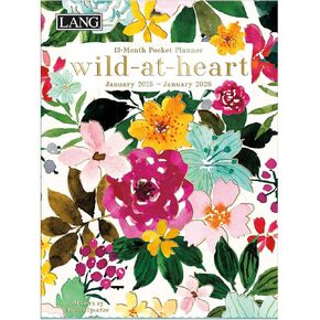Lang Companies, Wild At Heart Monthly 2026 Pocket Planner, 4.9'' X 6.6'', Weekly Calendar with Spiral Binding