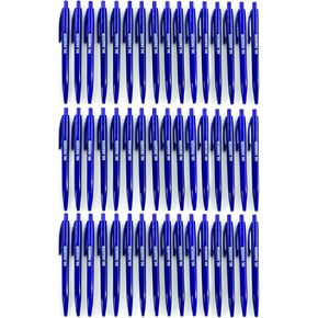 Fun Express Personalized Solid Color Retractable Pens, 48 Pieces, Office, Teaching, Branded Supplies (Assorted)