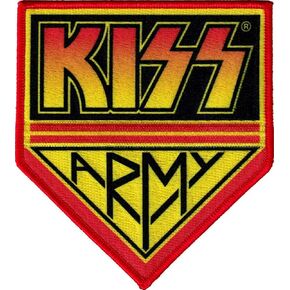 Kiss Army Logo - Embroidered Iron on Patch
