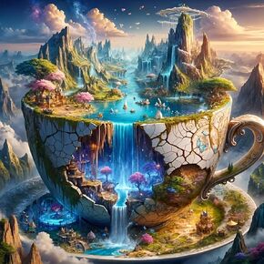 5D Diamond Art Kits for Adults, Scencry Diamond Painting Kits for Beginner, DIY Full Drill Landscape Diamond Art with Diamond Gem Art for Home Wall Decor 14x14 in