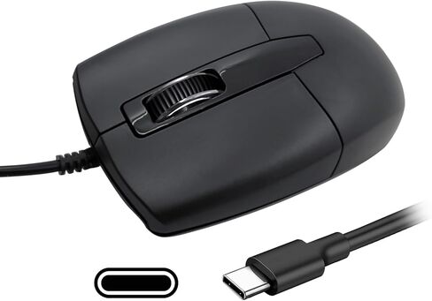 USB C Wired Mouse, Type C Optical Mouse for Laptop, Mac, MacBook, Android, PC in Saudi Arabia