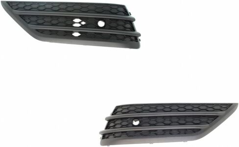For Honda Pilot 2016 2017 2018 Bumper Cover Grille Passenger Side | Front | Lower | w/Round Park Hole | Textured Black | ABS Plastic | Replacement For HO1039131 | 71102TG7A10 in Saudi Arabia