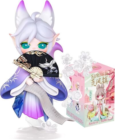 Rolife Blind Box Action Figure Toys -Suri Fairy Town - Cute Kawaii Mini Dolls 4.7 "التماثيل التماثيل هدايا عيد ميلاد الهالوين للفتيات الفتيات ، 1pc in Saudi Arabia