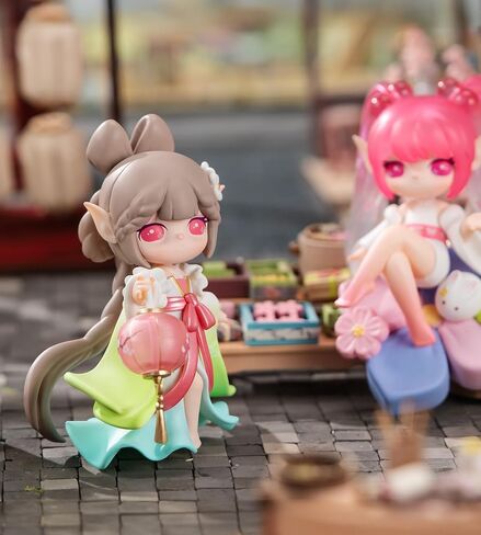 Rolife Blind Box Action Figure Toys -Suri Fairy Town - Cute Kawaii Mini Dolls 4.7 "التماثيل التماثيل هدايا عيد ميلاد الهالوين للفتيات الفتيات ، 1pc in Saudi Arabia