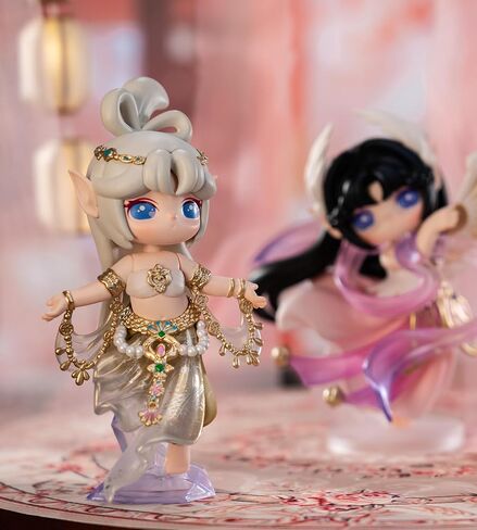 Rolife Blind Box Action Figure Toys -Suri Fairy Town - Cute Kawaii Mini Dolls 4.7 "التماثيل التماثيل هدايا عيد ميلاد الهالوين للفتيات الفتيات ، 1pc in Saudi Arabia