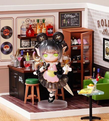 Rolife Blind Box Action Figure Toys -Suri Fairy Town - Cute Kawaii Mini Dolls 4.7 "التماثيل التماثيل هدايا عيد ميلاد الهالوين للفتيات الفتيات ، 1pc in Saudi Arabia