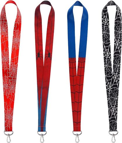 GTOTd Spider Web Cool Teacher Neck Lanyard（4 Pack） for Key String Wallet.Cartoon Cute Stuff Accessories Decor Gifts Merch Party Supplies ID Card Badge Holders Keychain for Kids Teens Student Office in Saudi Arabia