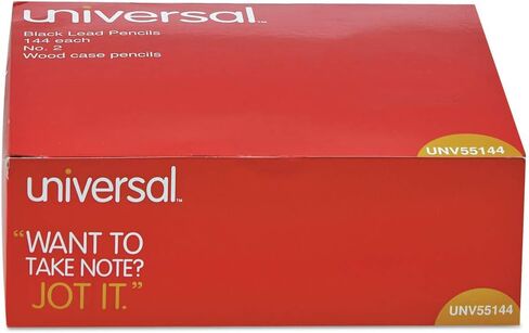 Universal 55144 Woodcase Pencil, HB #2, Yellow Barrel (Pack of 144) in Saudi Arabia