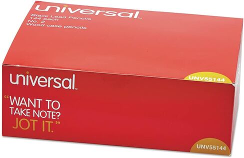 Universal 55144 Woodcase Pencil, HB #2, Yellow Barrel (Pack of 144) in Saudi Arabia