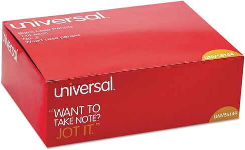 Universal 55144 Woodcase Pencil, HB #2, Yellow Barrel (Pack of 144) in Saudi Arabia