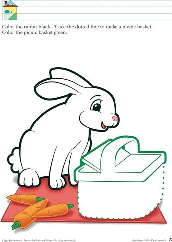 Readiness Skills K4 - Abeka 4 Year Old Kindergarten Development Skills Activity Student Work Book in Saudi Arabia