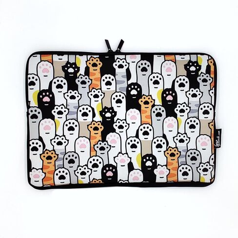 13-15 Inch Blue Dogs Print Laptop Sleeve Case/Water-Resistant Neoprene Notebook Computer Pocket Tablet Briefcase Carrying Bag/Pouch Skin Cover for HP/Dell/Lenovo/Asus/Acer/Apple in Saudi Arabia