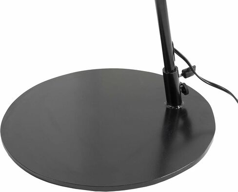 MPOROKOSO BOHO مصباح أرضية لغرفة المعيشة - الظل الجوت ، الروطان - الإضاءة الدائمة للحديد - الأسود ، الرمادي ، الفحم ، البيج - 66 'ح. in Kuwait