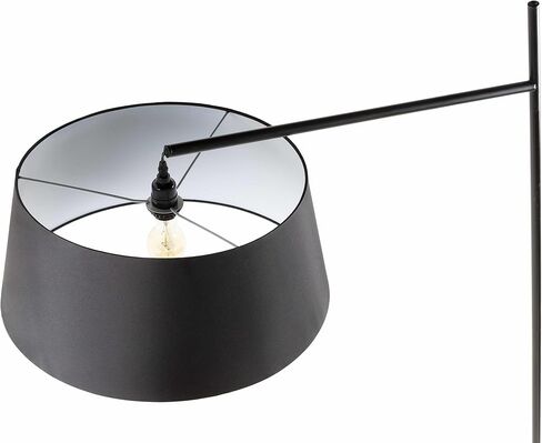 MPOROKOSO BOHO مصباح أرضية لغرفة المعيشة - الظل الجوت ، الروطان - الإضاءة الدائمة للحديد - الأسود ، الرمادي ، الفحم ، البيج - 66 'ح. in Kuwait