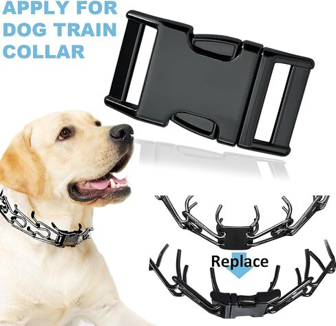 Dog Collar Buckle, Fastener Stainless Steel Buckle for Small Medium Large Dogs Collar Steel Chrome Plated in Kuwait