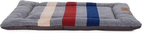 Pendleton Fleece Comfort Cushion Dog Bed - Cabin Stripe Shale, L in Saudi Arabia