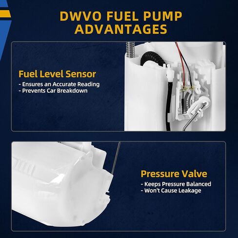 DWVO Fuel Pump Compatible with 1990-1996 Ford F150 F250 F350 1997 F-250 HD L6 V8 in Saudi Arabia