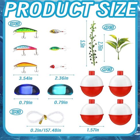 Fishing Themed Vase Fillers Gone Fishing Birthday Party Supplies Kit for 17Pcs Fishing Party Decorations Gift for Father's Day in Kuwait