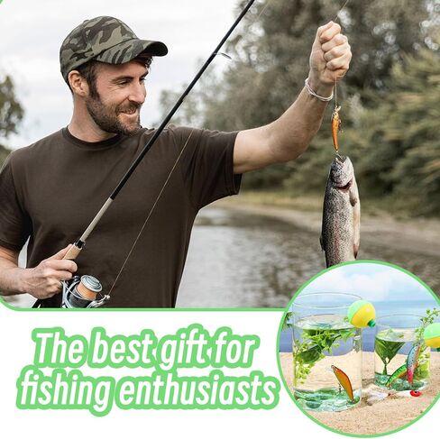 Fishing Themed Vase Fillers Gone Fishing Birthday Party Supplies Kit for 17Pcs Fishing Party Decorations Gift for Father's Day in Kuwait