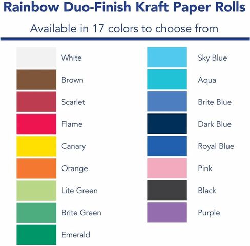 Pacon® Rainbow Duo-Finish Kraft Paper Roll ، 36 "× 1000" ، الزمرد in Saudi Arabia