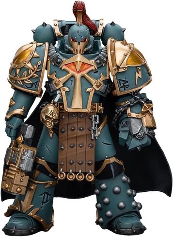 JOYTOY Action Figure 1/18 Warhammer The Horus Heresy Sons of Horus MKVI Tactical Squad Legionary with Legion Vexilla Collection Model Birthday Gifts (JT9480) in Saudi Arabia