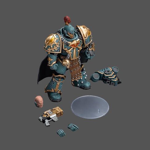 JOYTOY Action Figure 1/18 Warhammer The Horus Heresy Sons of Horus MKVI Tactical Squad Legionary with Legion Vexilla Collection Model Birthday Gifts (JT9480) in Saudi Arabia