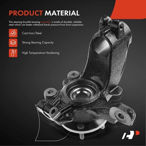 A-Premium Front Steering Knuckle & Wheel Bearing Hub Assembly Compatible with Ford Focus 2012-2018, w/5-Lug, Left Driver Side, Replace # CV6Z3K186A in Saudi Arabia