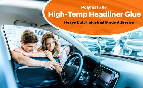 Polymat 797x HI Temp Spray لاصق يمكن أن يرتفع عناوين الحرارة عالية درجة الحرارة 220F (1) in Kuwait