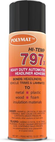 Polymat 797x HI Temp Spray لاصق يمكن أن يرتفع عناوين الحرارة عالية درجة الحرارة 220F (1) in Kuwait