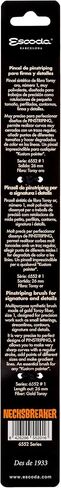 Escoda Necksbreaker Series Longliner Pinstriping Artist Paint Brush, Short Handle, Squirrel, Size 4 in Saudi Arabia