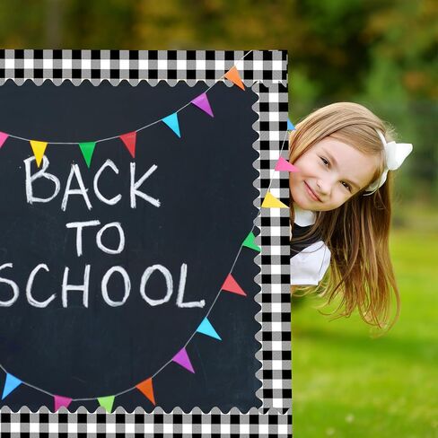 Bulletin Board Borders, 65 FT Polka Dot Scalloped Bulletin Board Borders, Classroom Borders for Bulletin Board Trim Decoration for Back to School, Classroom & Offices in Kuwait