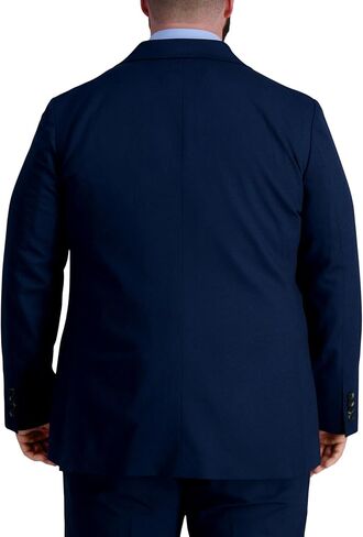 Haggar Men's Big and Tall Premium Tailored Fit Suit Separate, Black BT-Pant, 44W x 32L in Saudi Arabia