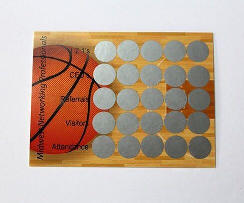 My Scratch Offs 0.50 Inch Silver Round Scratch Off Sticker Labels - 100 Pack in Saudi Arabia