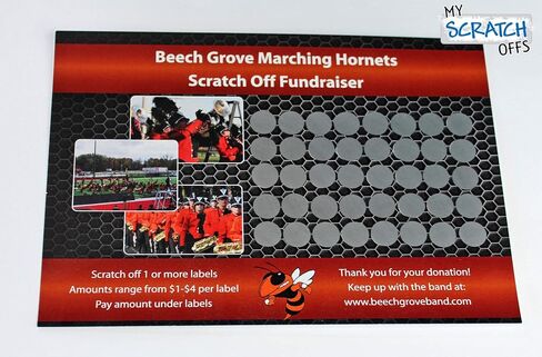 My Scratch Offs 0.50 Inch Silver Round Scratch Off Sticker Labels - 100 Pack in Saudi Arabia
