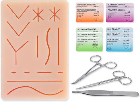 Premium Surgical Knot Tying Board Kit – Comprehensive Medical Training Set with Durable Rope, Knot Trainer, and Quick Tie Tool – Ideal for Students & Professionals in Saudi Arabia