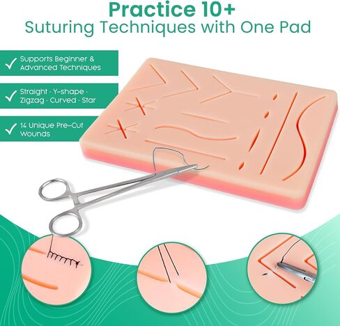 Premium Surgical Knot Tying Board Kit – Comprehensive Medical Training Set with Durable Rope, Knot Trainer, and Quick Tie Tool – Ideal for Students & Professionals in Saudi Arabia