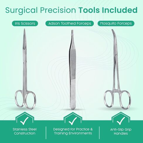 Premium Surgical Knot Tying Board Kit – Comprehensive Medical Training Set with Durable Rope, Knot Trainer, and Quick Tie Tool – Ideal for Students & Professionals in Saudi Arabia