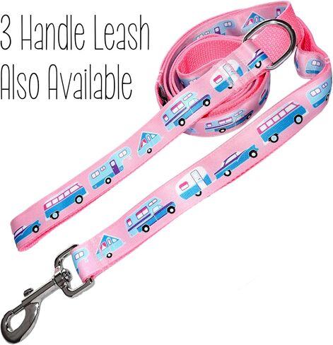 RV Campers Lanyard - حامل شارة الهوية - سلسلة مفاتيح - مقطورات تخييم ملونة على أكوا - 1 × 36 بوصة - سيارة ومقطورة عتيقة - شاحنة - العجلة الخامسة - شاحنة تخييم - إطار A - مصنوع يدويًا بواسطة Green Acorn Kitchen in Saudi Arabia