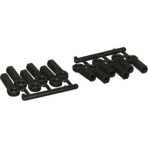 RPM Traxxas Long Rod Ends, Black