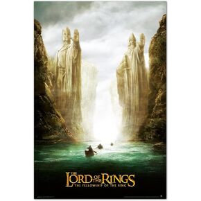 Grupo Erik The Lord of the Rings Map Of Middle Earth Poster - 36 x 24 inches / 91.5 x 61 cm - Shipped Rolled Up - LOTR Poster - Cool Posters - Art Poster - Posters and Prints - Wall Posters