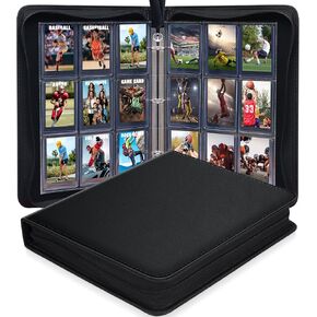 360 Pockets Toploaders Card Binder, 9 Pocket Trading Cards Album for 3"x4" Rigid Toploaders Card Protectors with Sleeves Fit for MTC,TCG, Game Cards, Sports Cards