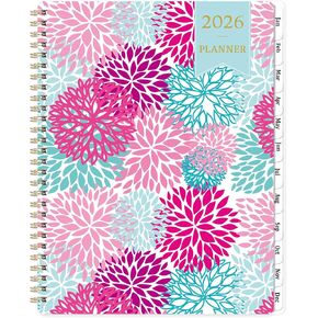 2026 Planner - Jan. 2026 - Dec. 2026, 8.5" x 11" Planner Weekly and Monthly, Calendar Planner 2026 with Monthly Tabs, Inner Pocket