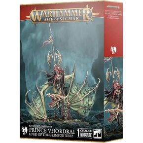 Warhammer Age of Sigmar Soulblight Gravelords Prince Vhordrai, Lord of The Crimson Keep - (2025 Edition)