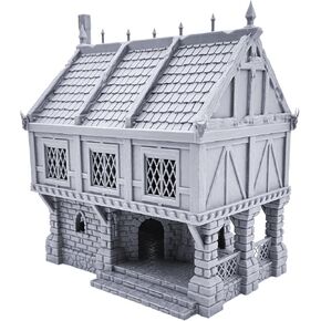 EnderToys Ulvheim Small Merchant House by Terrain4Print, 3D Printed Tabletop RPG Scenery and Wargame Terrain 28mm Miniatures
