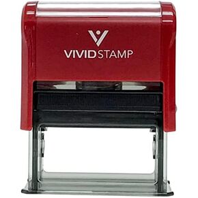 Approved by Self Inking Rubber Stamp (Red Ink) - Medium