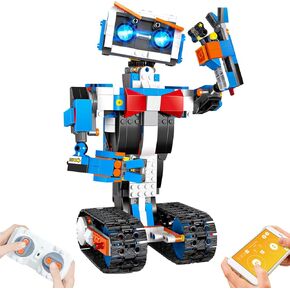 STEM Robot Building Toys for Kids, Robotics Science Toy for Boys Age 8-12, App & Remote Control Robot, Rechargeable Learning Toy for Boys & Girls Perfect Birthday 635pcs