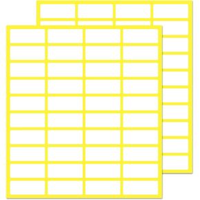 1000 Pieces, 0.75" x 0.3" - Small Labels Stickers to Write on, White Price Pricing Stickers