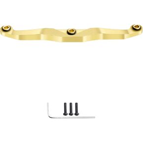 Brass Steering Link for TRX4M TRX4MT Bronco Defender 1/18 Crawler Car Upgrades Parts (Gold)